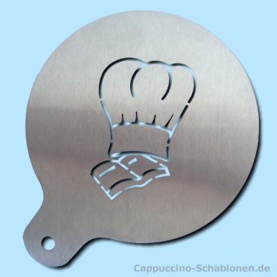 Cappuccino Schablone Kochmütze