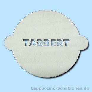 Cappuccino Schablone "Tabbert"
