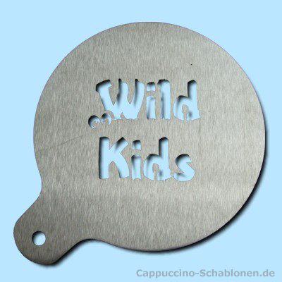 Cappuccino Schablone "Wild Kids"