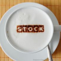 Milchschaumabdruck Cappuccino-Schablone