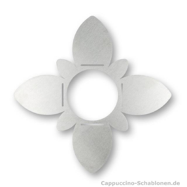 Streuhilfe Blüte für Kakaostreuer
